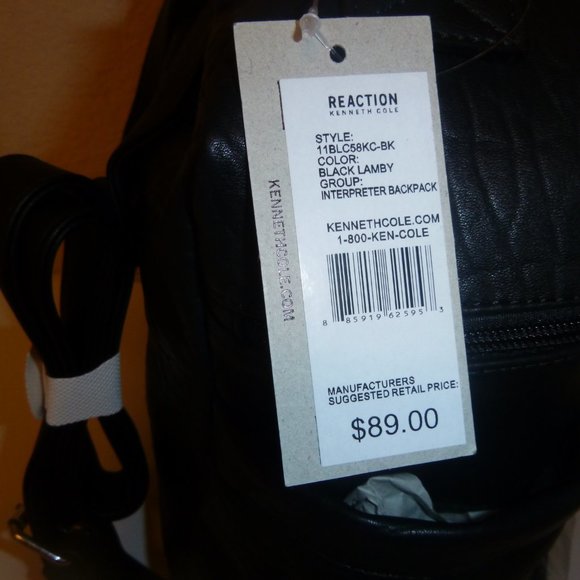 Kennith Cole Fashion Backpack - Picture 4 of 4